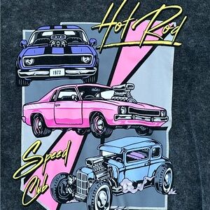 Oversized 90s style Hot Rod Graphic crewneck